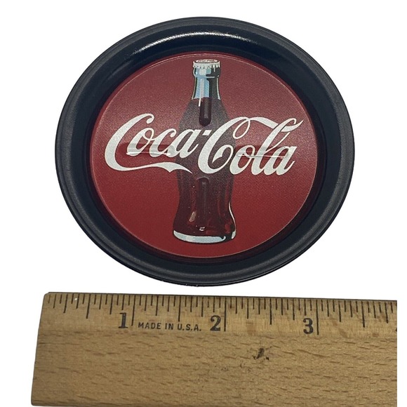 1993 COCA-COLA COLLECTIBLE COASTERS - Metal Set of 6 Multiple Designs - Picture 13 of 15